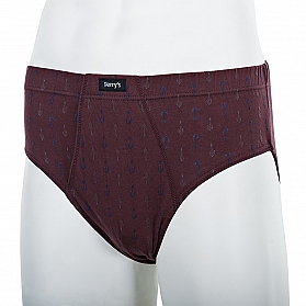 ANCHORS EMBROIDERED OPENED BRIEF