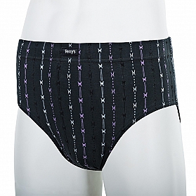 5467 BOW TIE EMBROIDERED CLOSED BRIEF