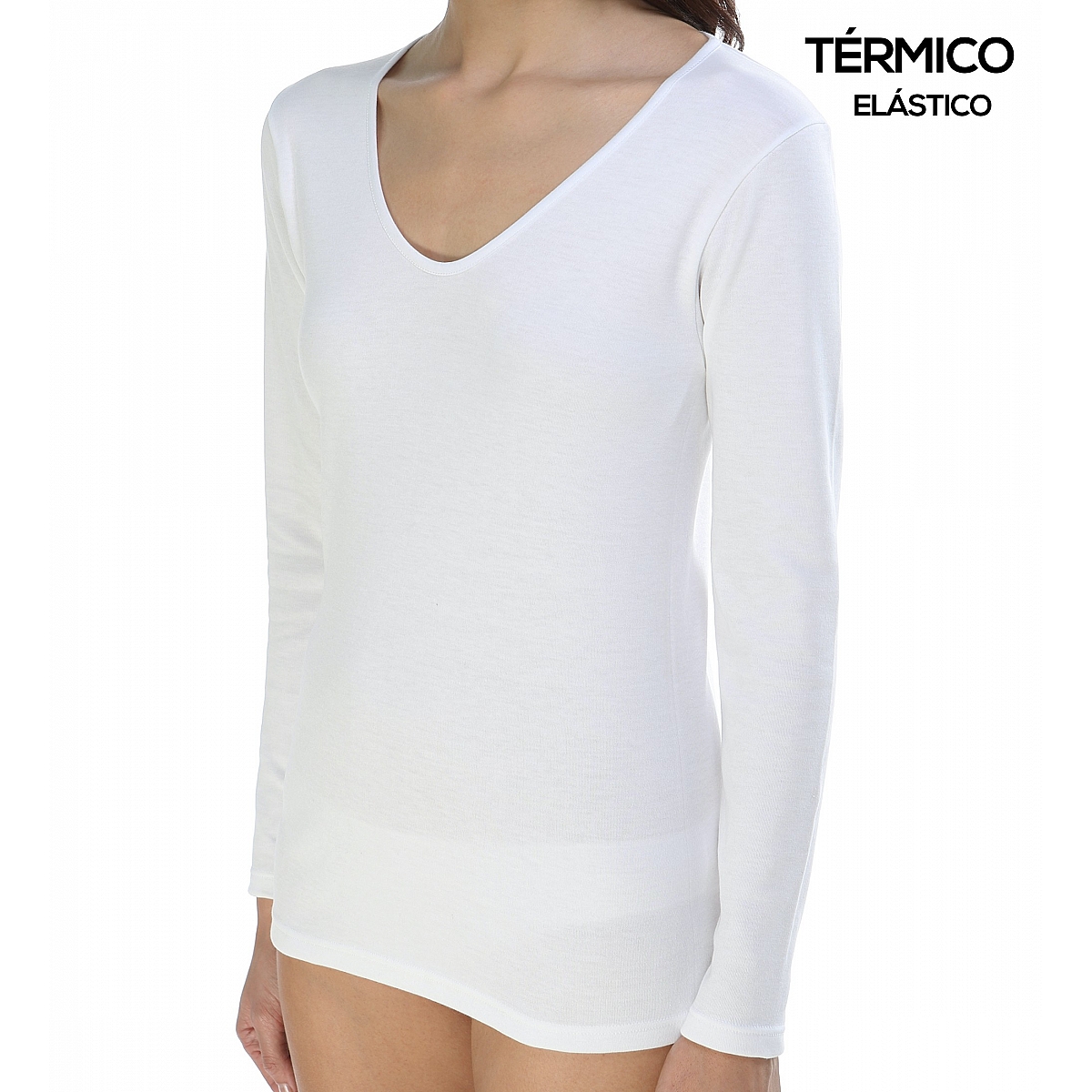 Camiseta Térmica interior Odlo WARM Blanco Junior - Náutica Piñeiro