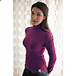 MICROFIBER TURTLENECK LONG SLEEVE T-SHIRT