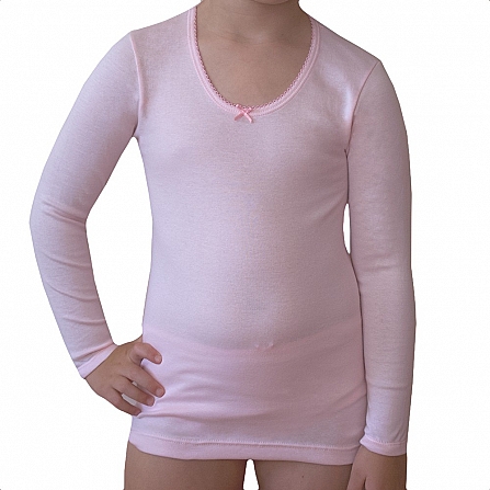 5826R PINK BOW ADAPTABLE UNDERSHIRT