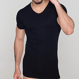 V NECK ELASTIC UNDERSHIRT