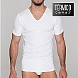 THERMAL SHORT SLEEVE UNDERSHIRT. V NECK