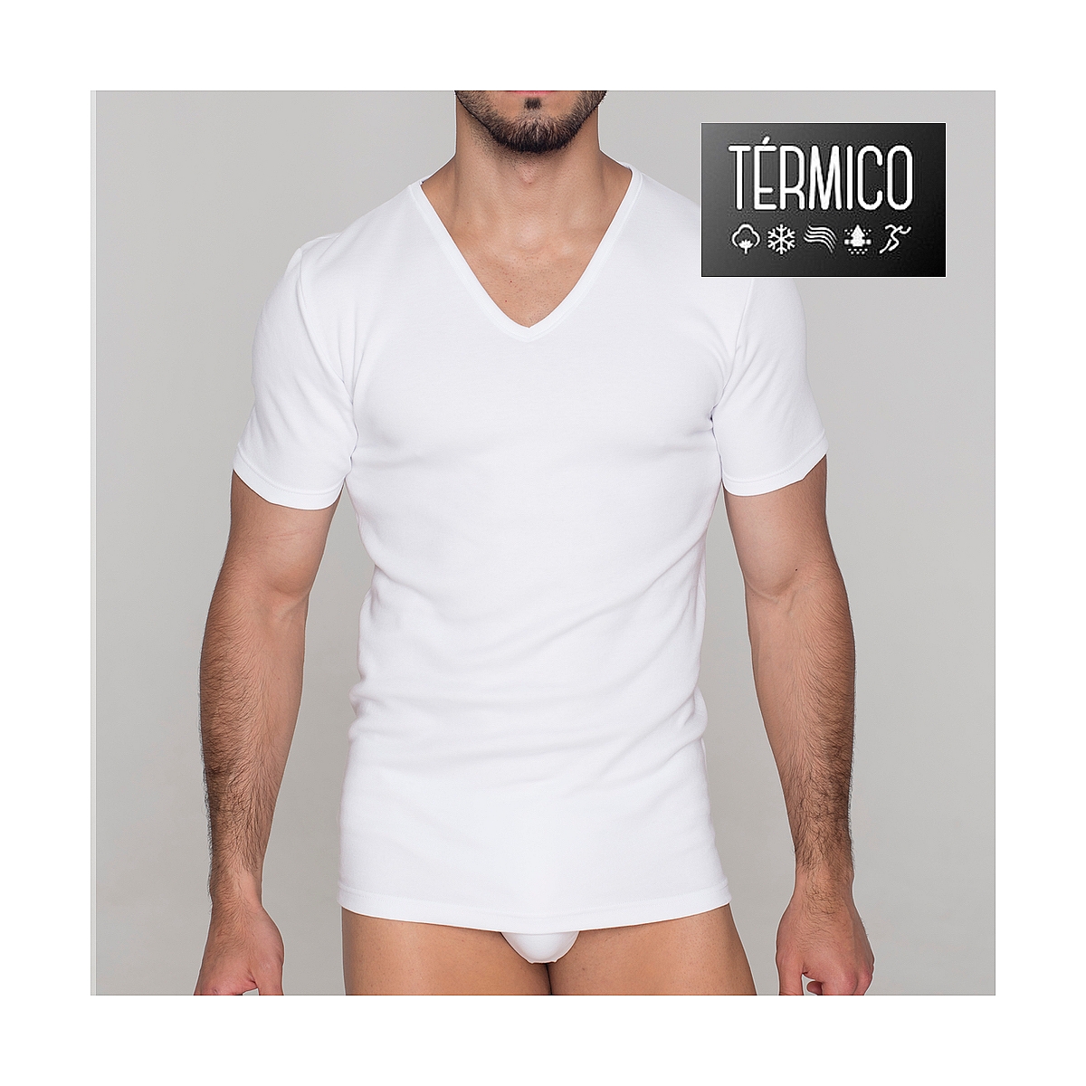 Camisetas Térmicas Manga Corta Hombre - Varela Íntimo, camiseta termica  hombre manga corta