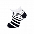PINSTRIPED INVISIBLE SOCKS