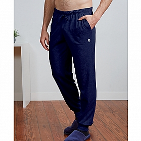 NAPPED PAJAMA TROUSERS WITH CUFF