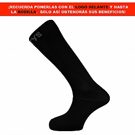 PRENEL - Performance Boosting Tights with Elastic Energy - BLACK FERRY'S LOGO