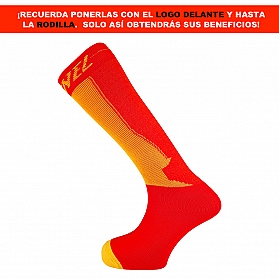 PRENEL - Performance Boosting Tights with Elastic Energy - SPAIN COLOR PRENEL LOGO