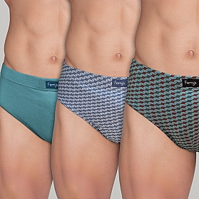 440 PACK 3 CUBES PRINTED CLOSED BRIEFS