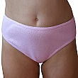 5541R PINK HEARTS OPEN WEAVE PANTY