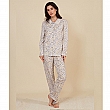 COTTON FLOWER PAJAMA WITH  BUTTONS