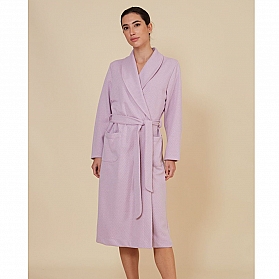 PLUSH ROBE WITH BELT AND POCKETS