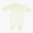 OPEN FRONT THERMAL NAPPED COTTON BABY PAJAMAS