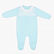 BACKF OPENED THERMAL NAPPED COTTON BABY PAJAMAS