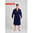 BATA AZUL MARINO PARA HOMBRE CON VIVO ROJO