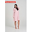 Long-Sleeve Pink Nightgown