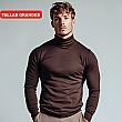 ELASTIC TURTLENECK T-SHIRT
