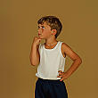 WIDE-STRAP SHIRT