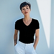 V NECK SHORT SLEEVE T-SHIRT